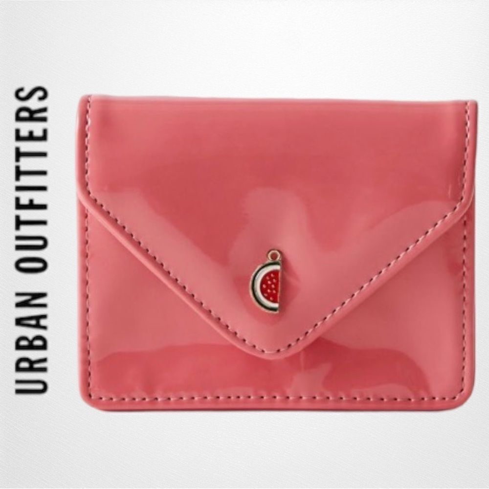 NEW UO Urban Outfitters Watermelon Rose Card Holder